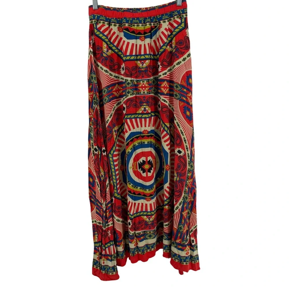 Flying Tomato Maxi Skirt Womens Medium Flowy Boho Festival Artsy Hippie Eclectic
